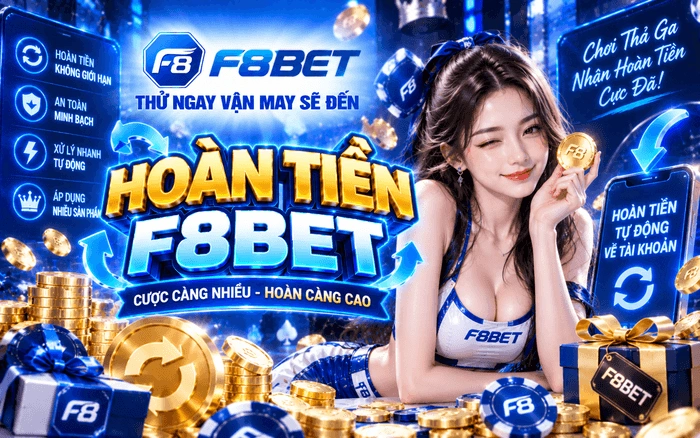 Hoàn Tiền F8BET Cực Nhanh, Không Giới Hạn